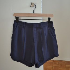 Uniqlo Navy Blue Paper Bag Shorts